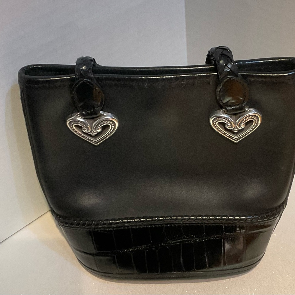 Brighton black croc Crossbody purse- SEE